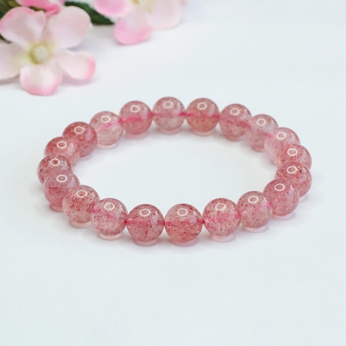 Natural Strawberry Quartz Bracelet 