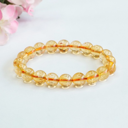 Brazilian Natural Citrine Bracelet for Fortunate